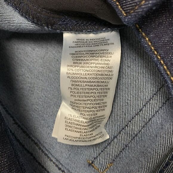 Lauren Ralph Lauren Jeans Womens Size 4 Classic Skinny Curvy Blue Dark Wash - Picture 11 of 12